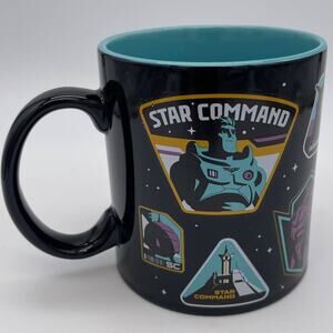 Disney Pixar Lightyear Badges Ceramic Mug | Large 20-Ounce Coffee Cup